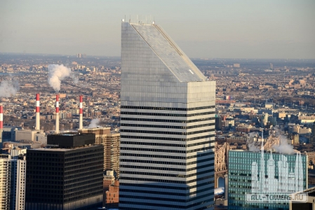 New York City Top Of The Rock 08D Northeast Citigroup Center Close Up At Sunset